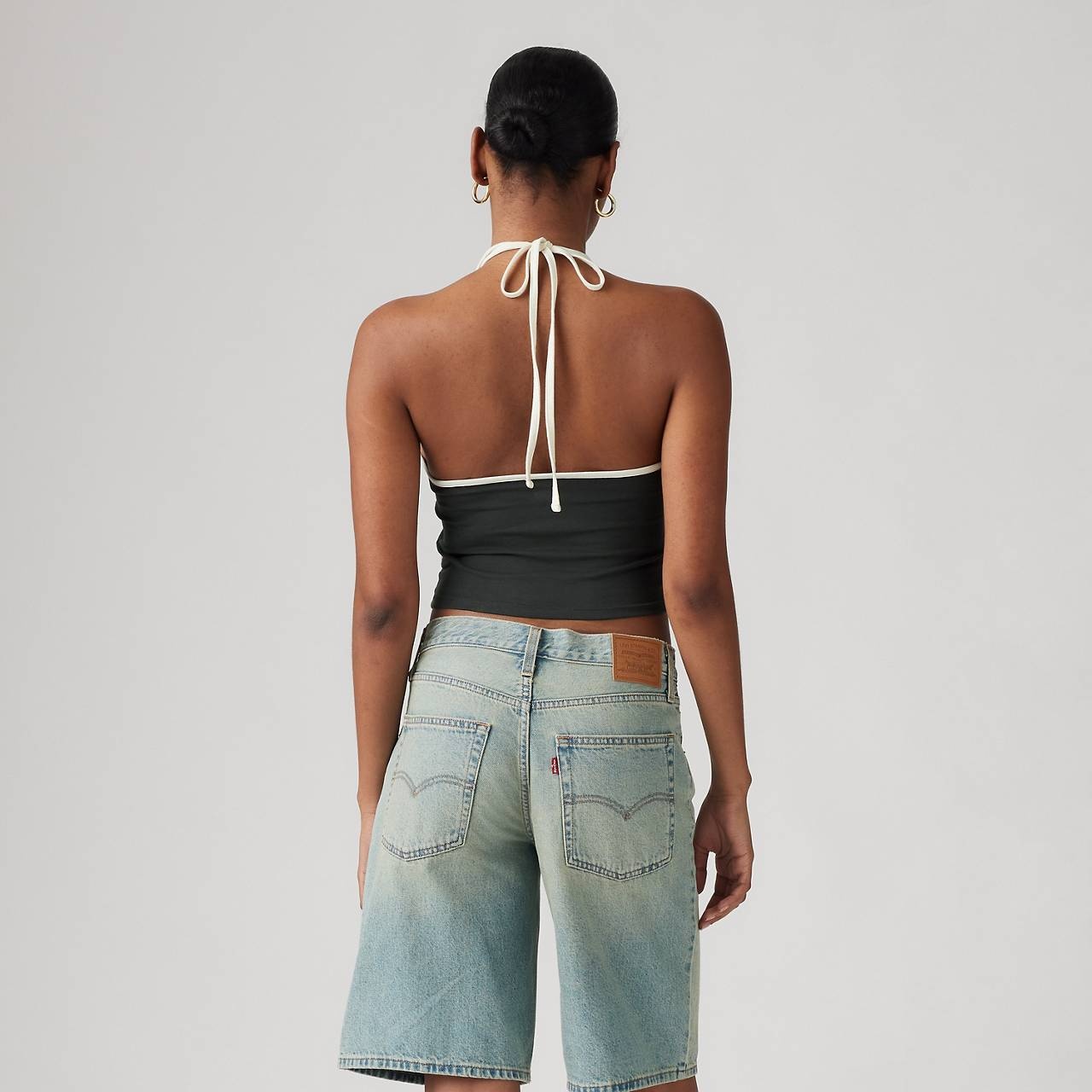 GRAPHIC ELLA HALTER TOP - 4