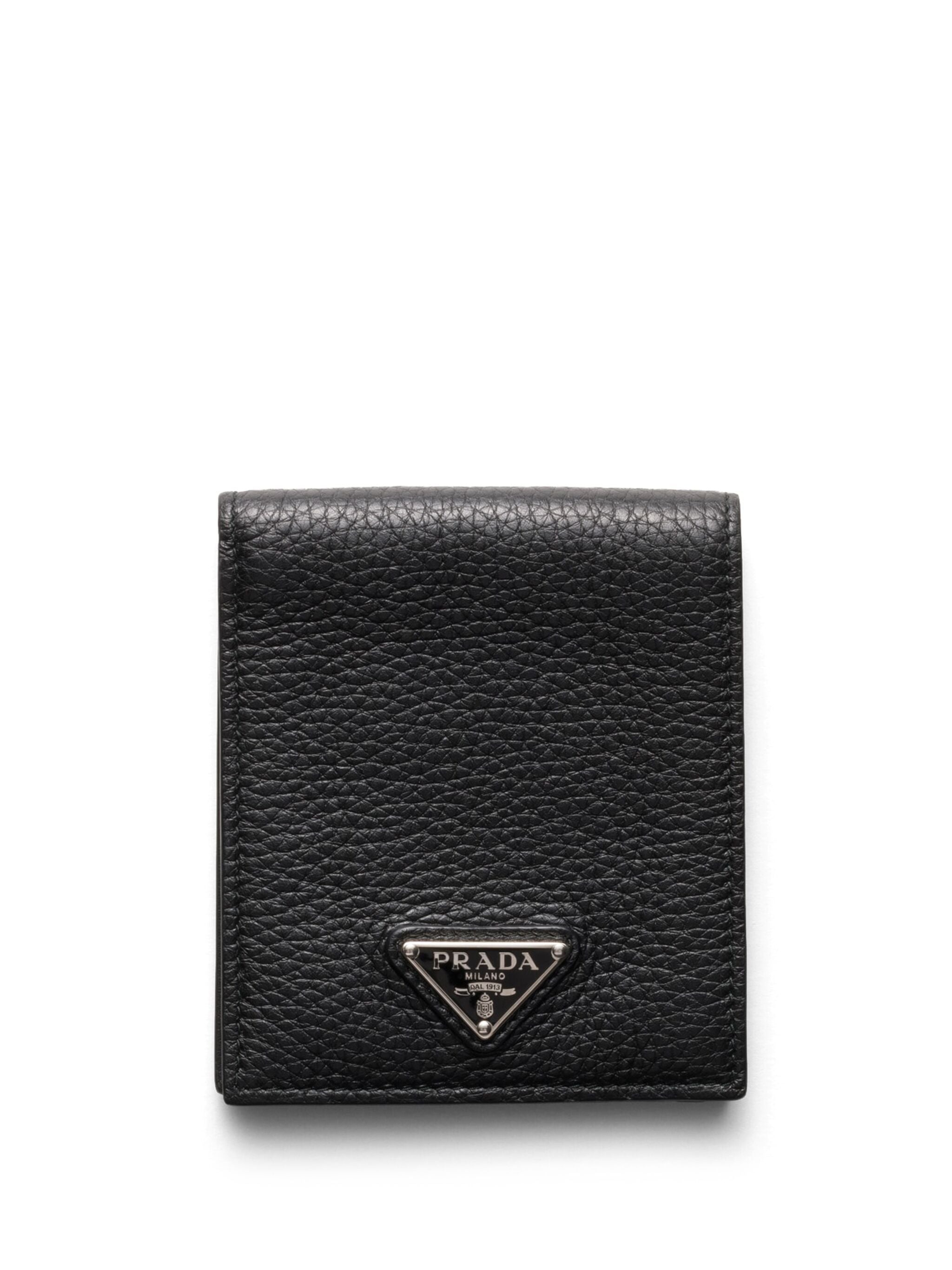 Prada Enamel Triangle-logo Wallet - 1