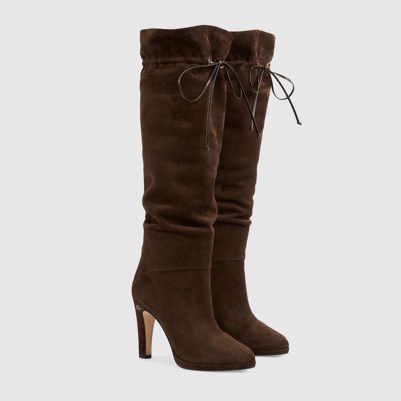 GUCCI Women's knee-high boot with Double G outlook