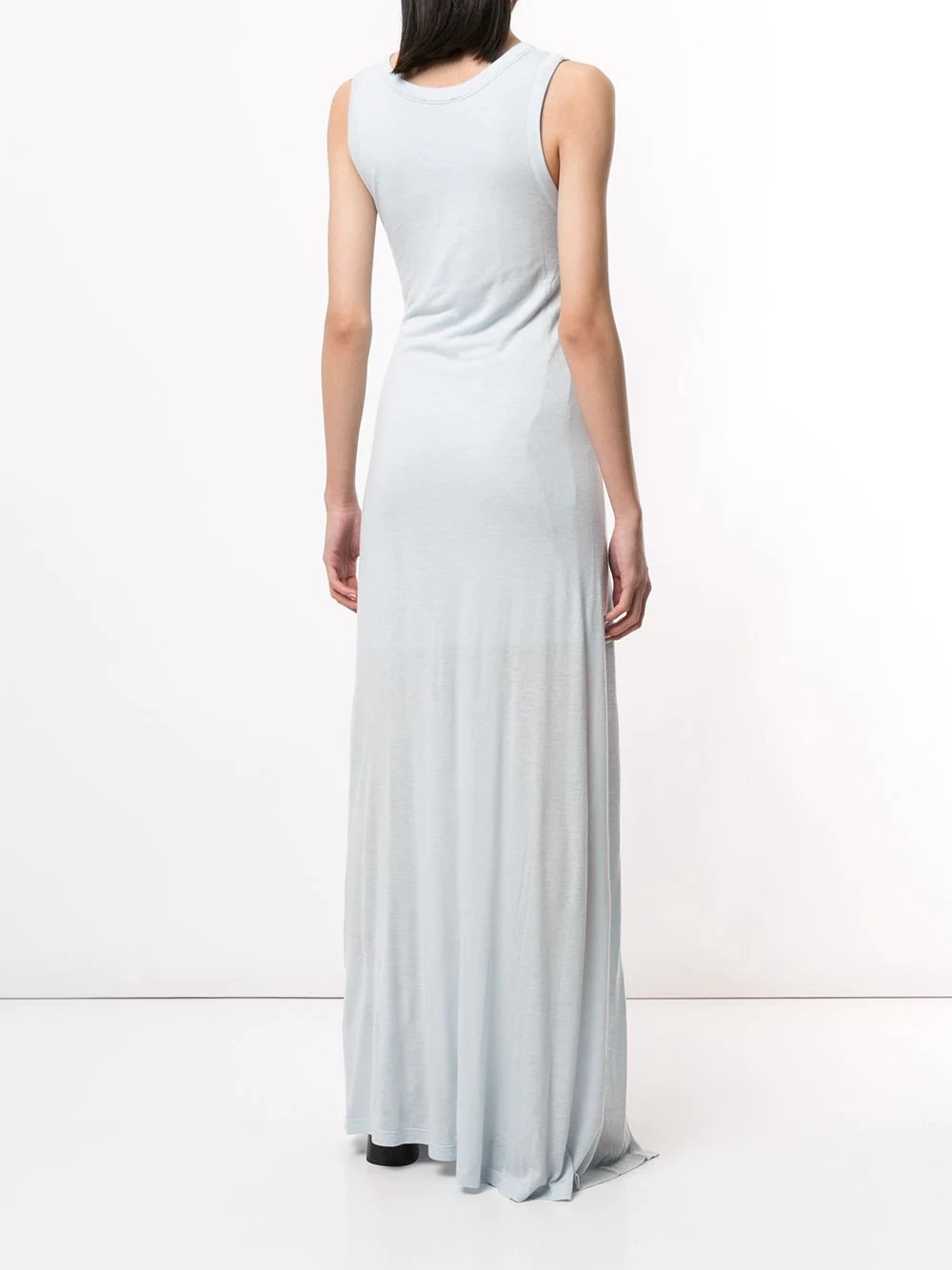 jersey sleeveless maxi dress - 4