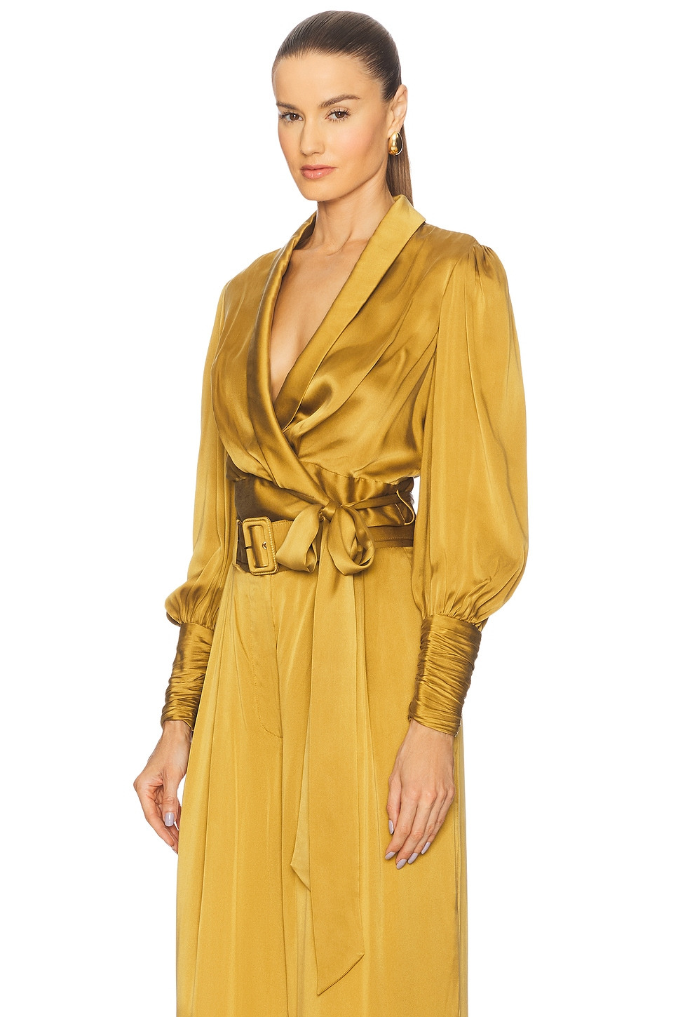 Silk Wrap Top - 2