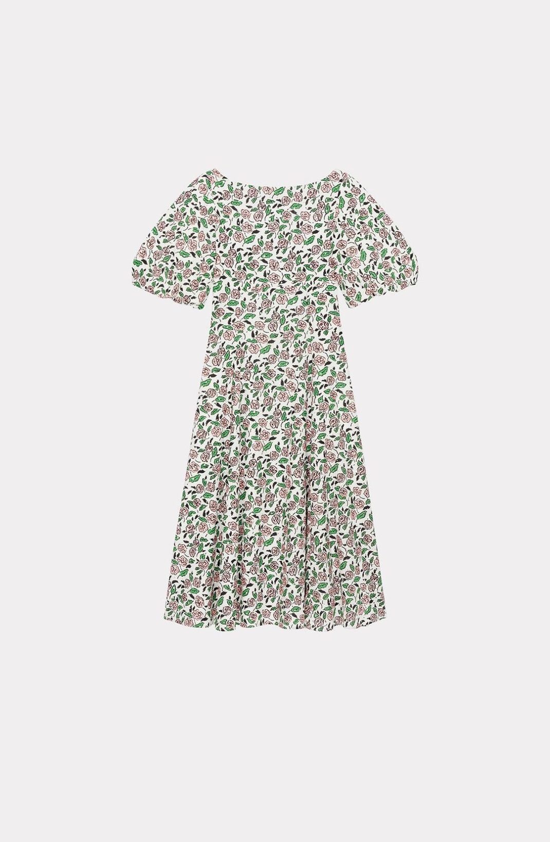 Broderie anglaise midi dress - 5
