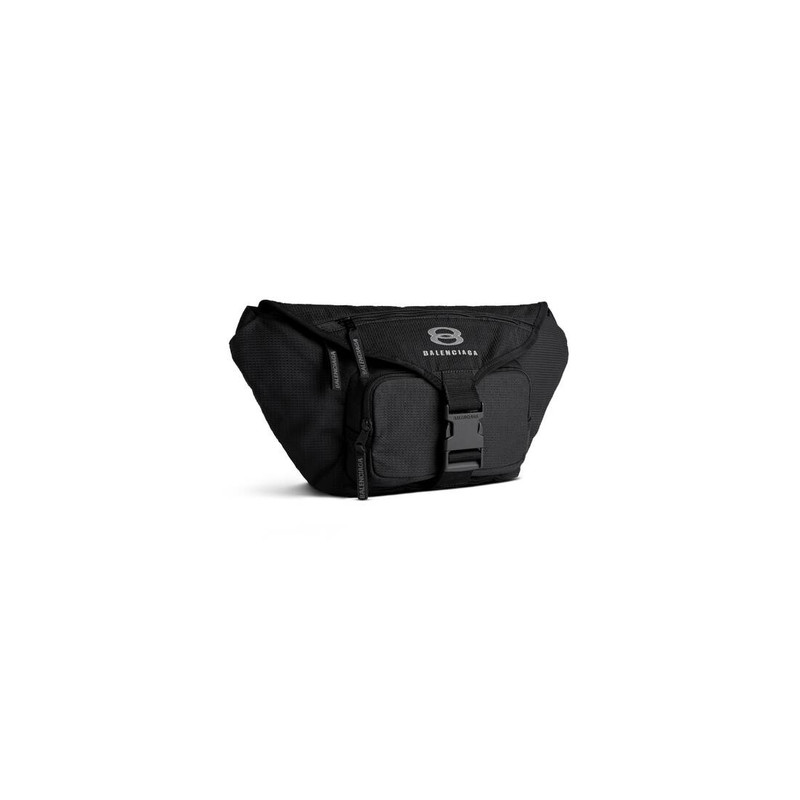 BALENCIAGA Men's Unity Large Beltpack  in Black outlook