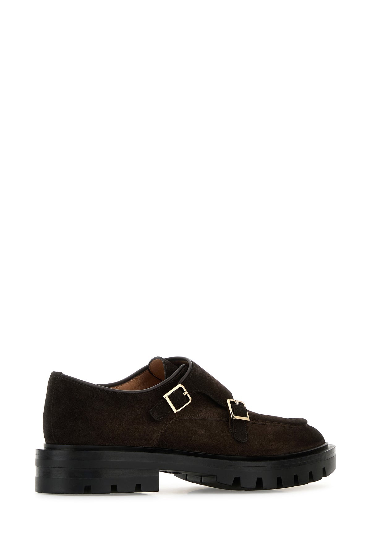 Brown suede loafers - 3