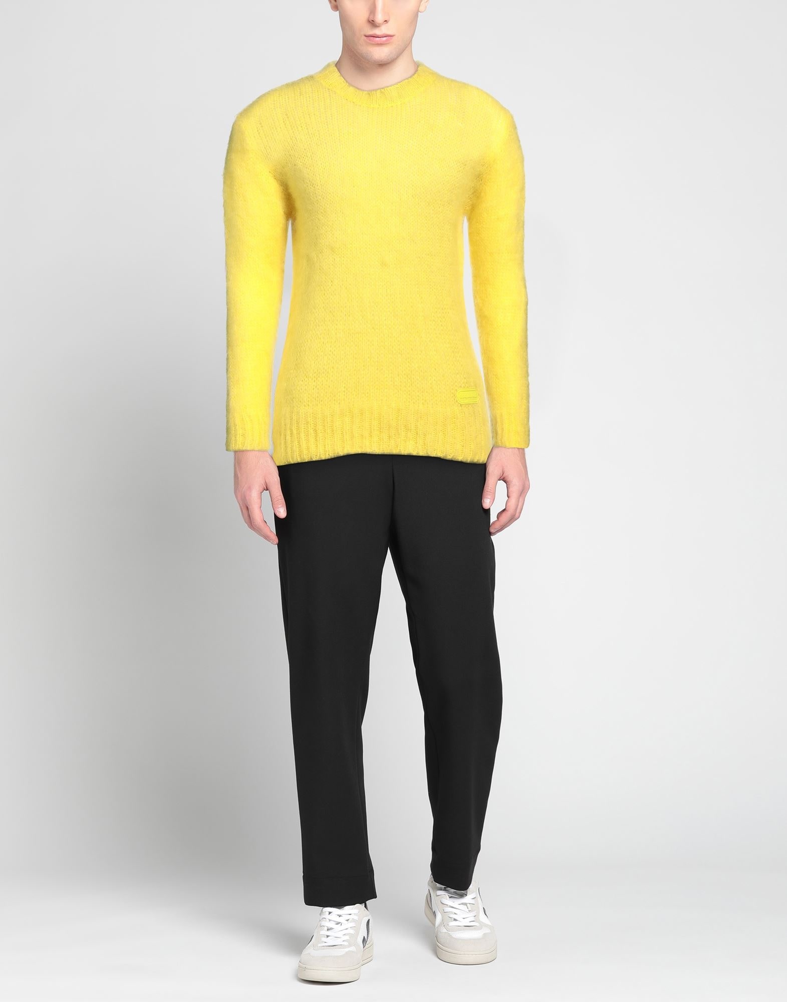 Yellow Men's Sweater - 2