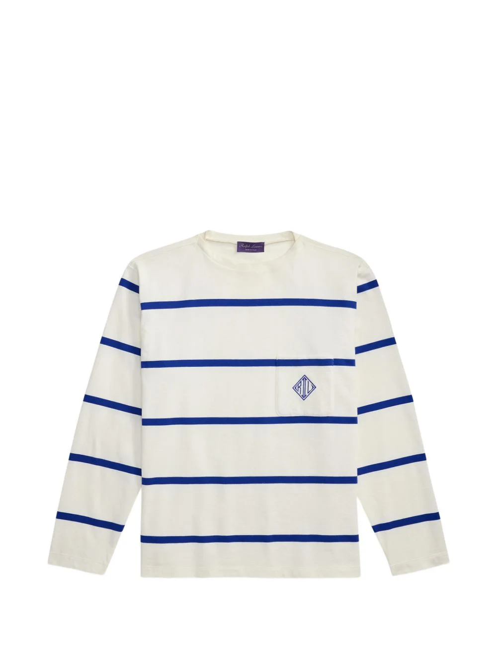 striped long-sleeve T-shirt - 1