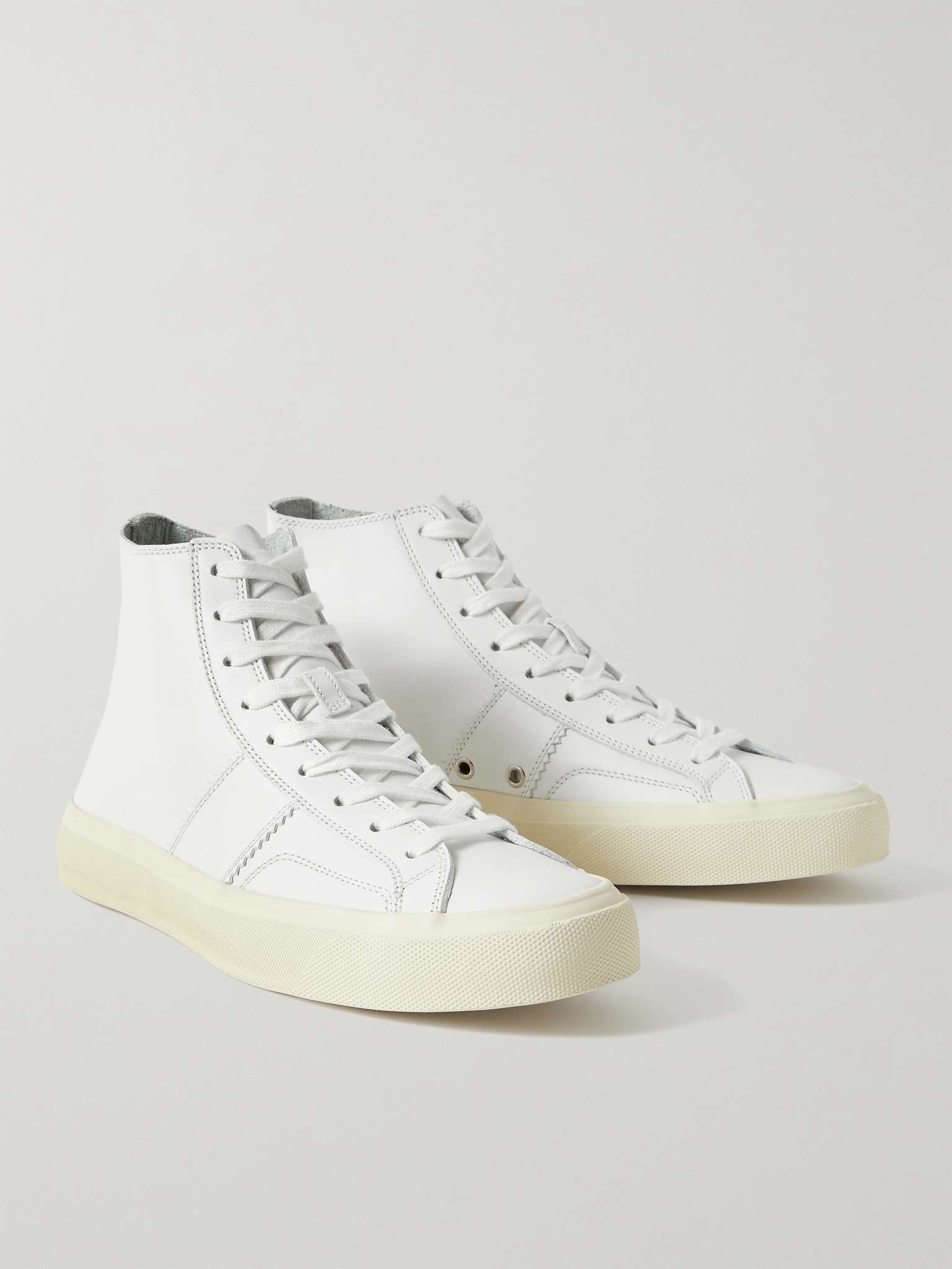 Cambridge Leather High-Top Sneakers - 4