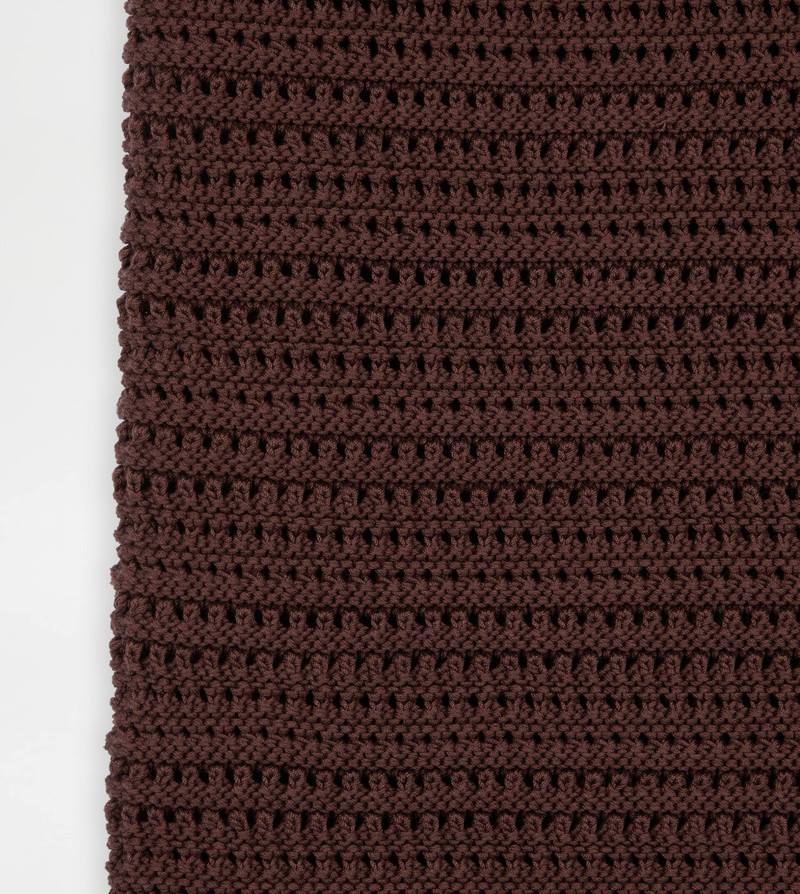 SKIRT IN CROCHET - BROWN 6