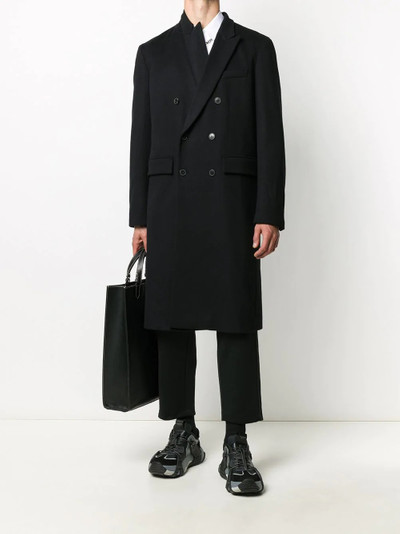 Valentino double-breasted long coat outlook