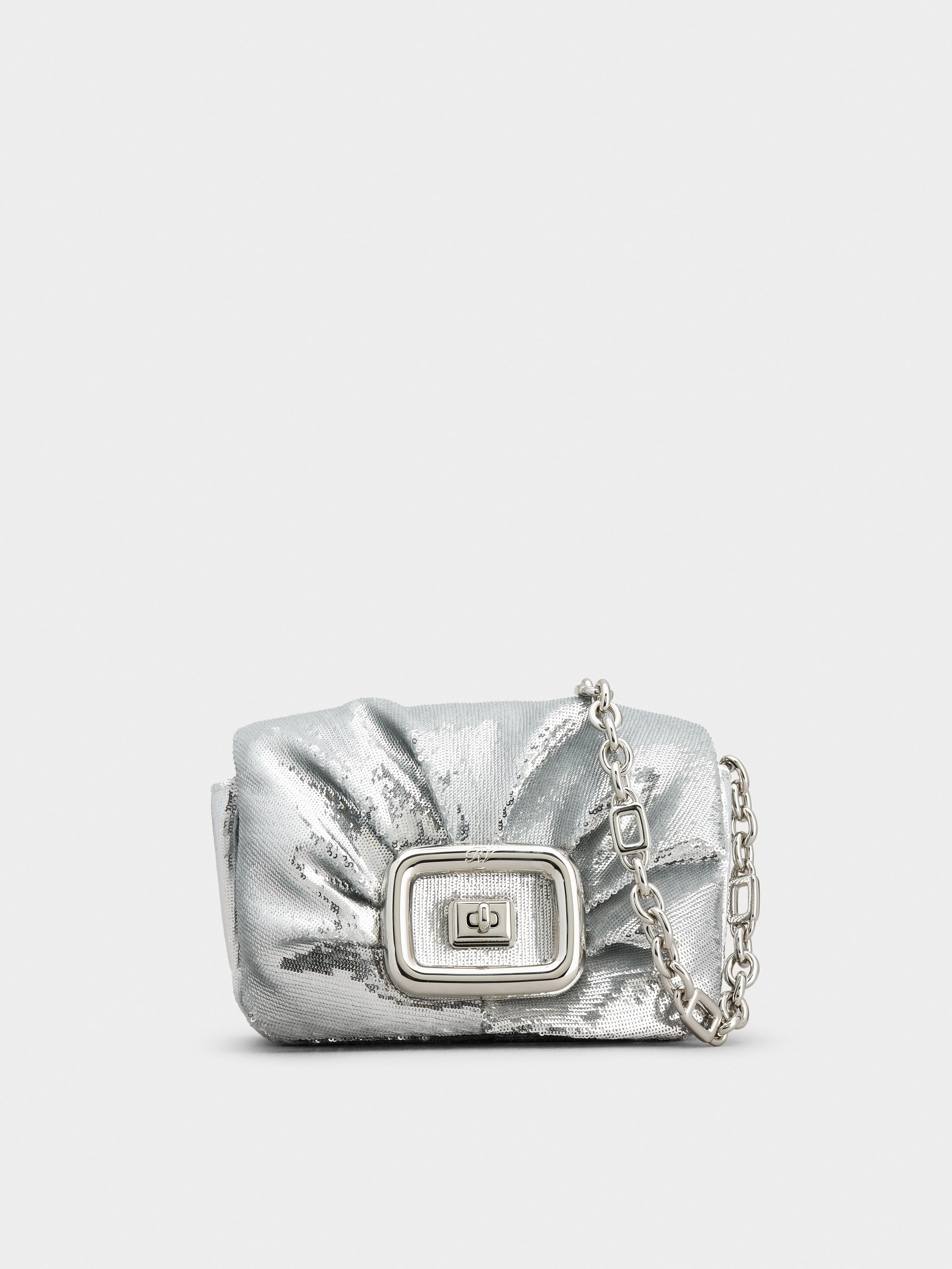 Viv' Choc Paillettes Mini Bag in Fabric - 1