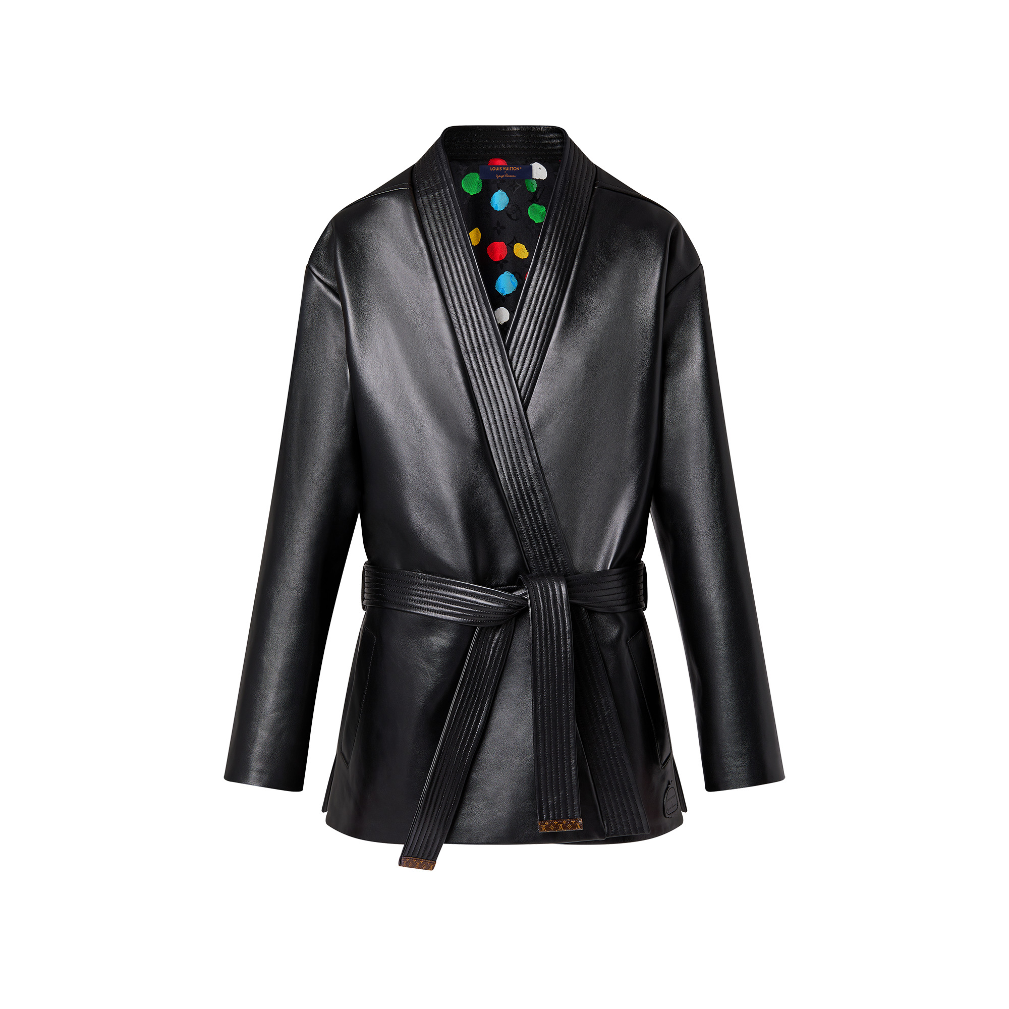 LV x YK Leather Wrap Jacket - 1