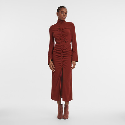Longchamp Fall-Winter 2023 Collection Dress Mahogany - OTHER outlook