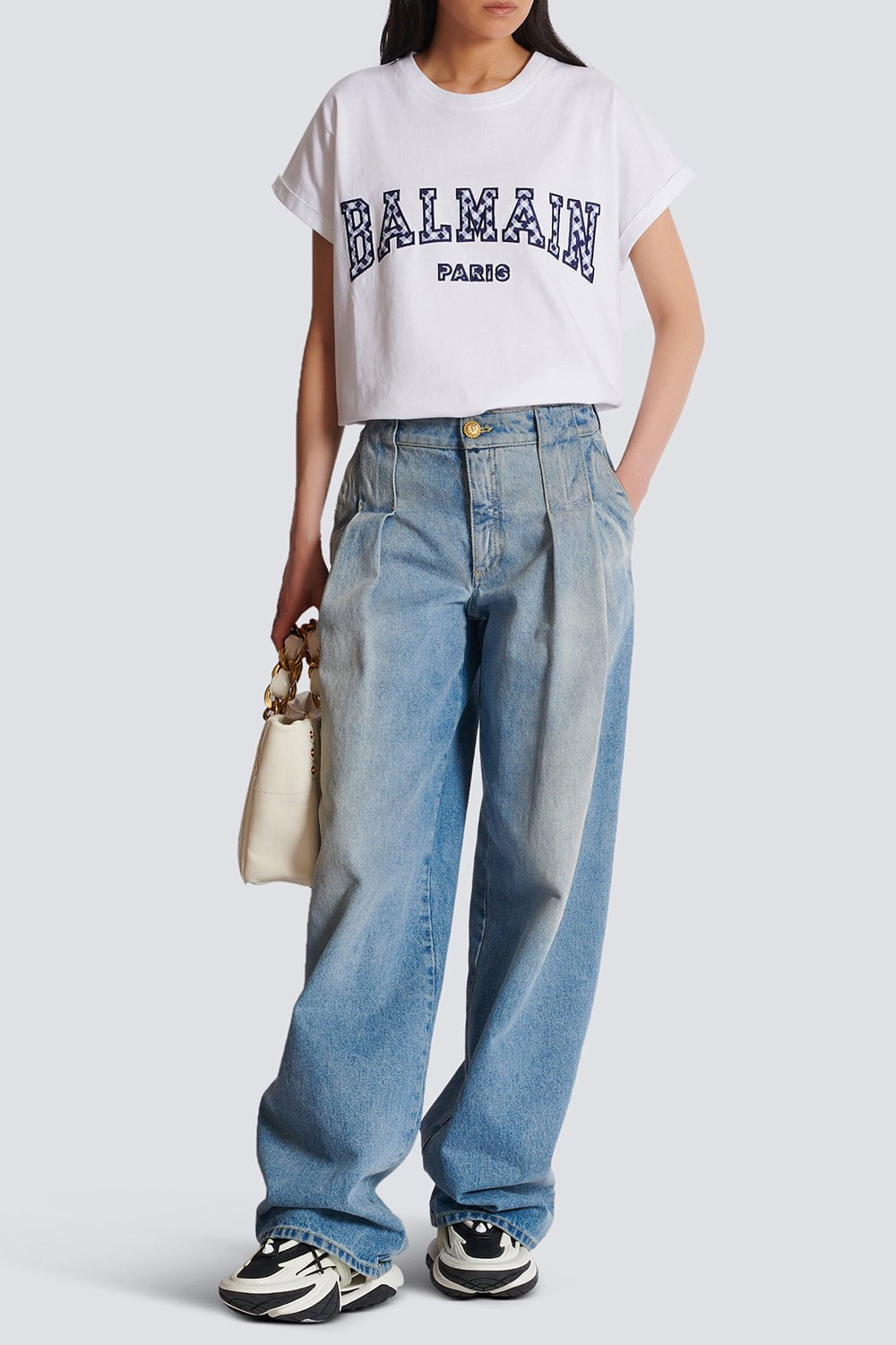 Vichy Detail T-Shirt - 5
