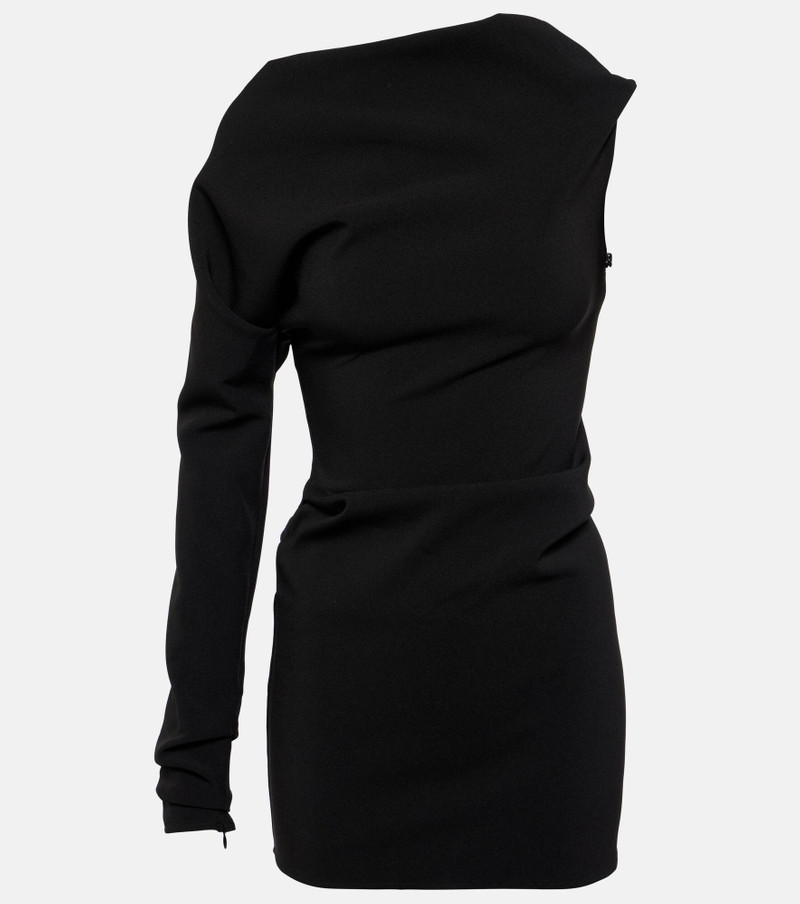 Aroma draped jersey minidress - 1