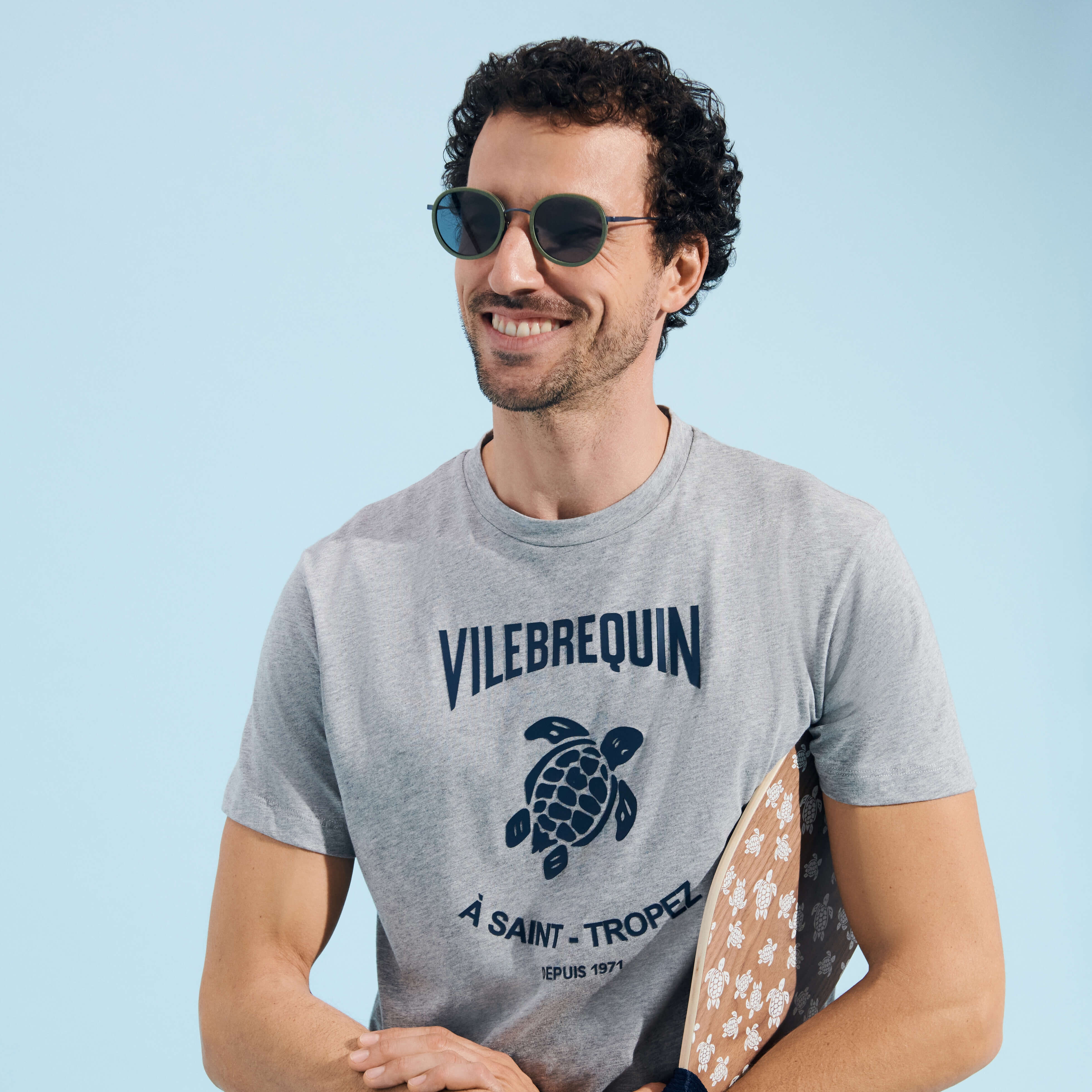 Cotton Men T-shirt Turtles Leopard - 5