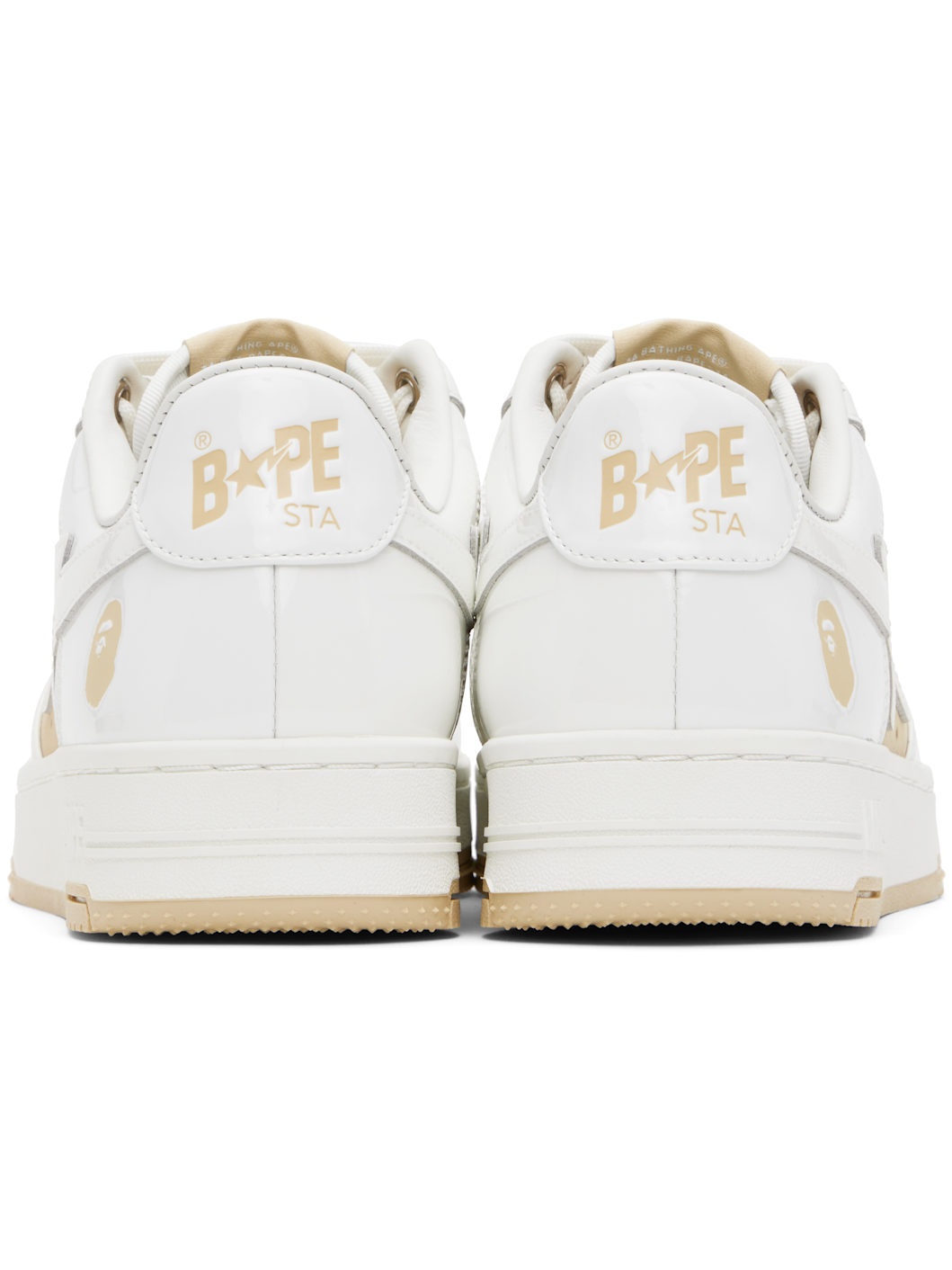 White & Beige  STA #6 Sneakers - 2