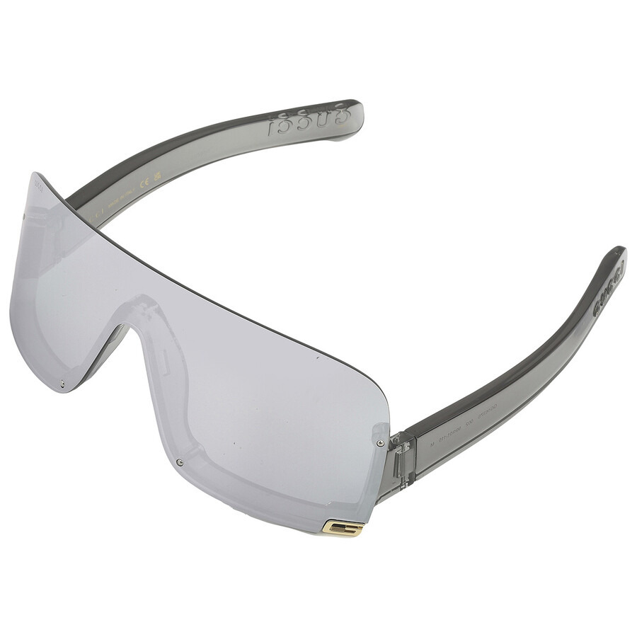 Gucci Grey Shield Ladies Sunglasses GG1637S 002 99 - 5