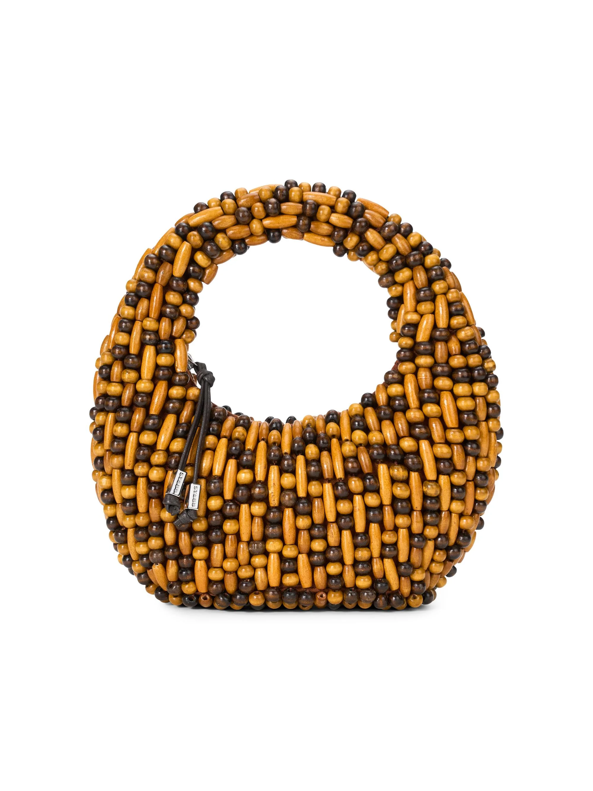 Women's Reef Beaded Top Handle Bag - Multi Wood Beads - 1