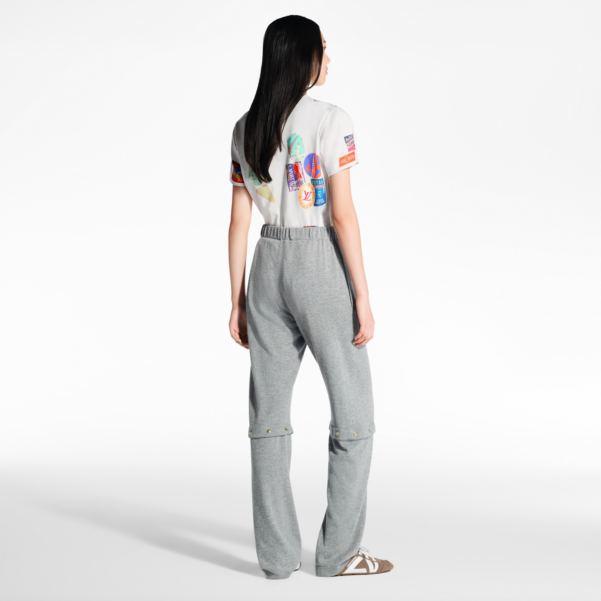 Snap Leg Knit Pants - 3