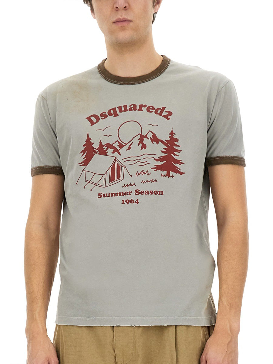 Dsquared Men T-Shirt With Print - 4