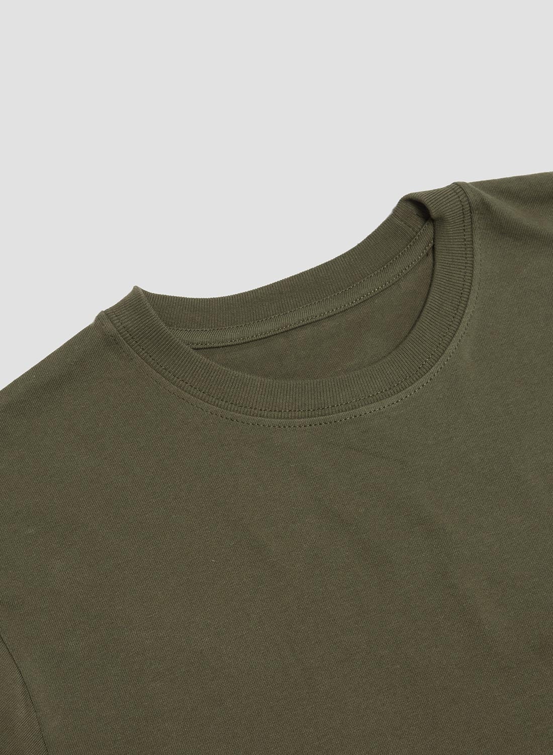 Heavy Duty Athletic T-Shirt in Olive Drab - 5