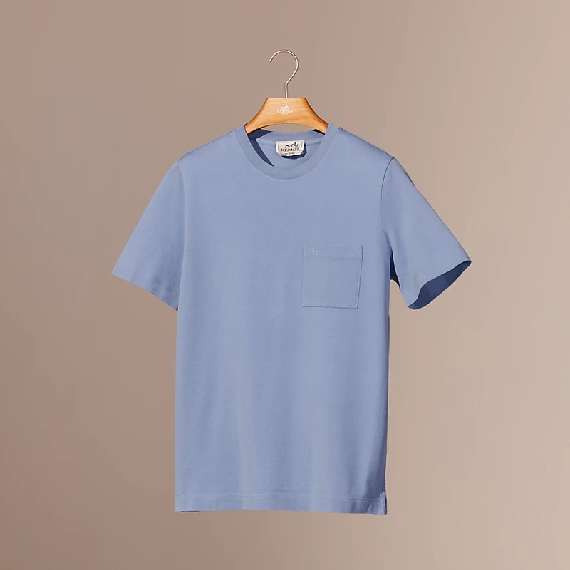 "H" embroidered T-shirt 4