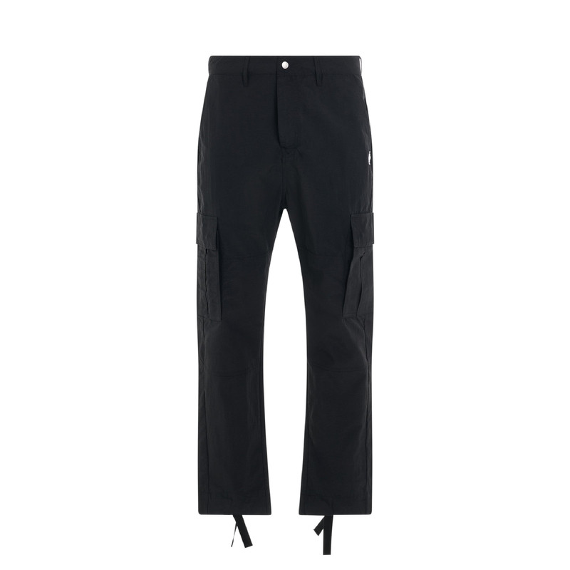 Marcelo Burlon County Of Milan Cross Cargo Pants in Black/White outlook