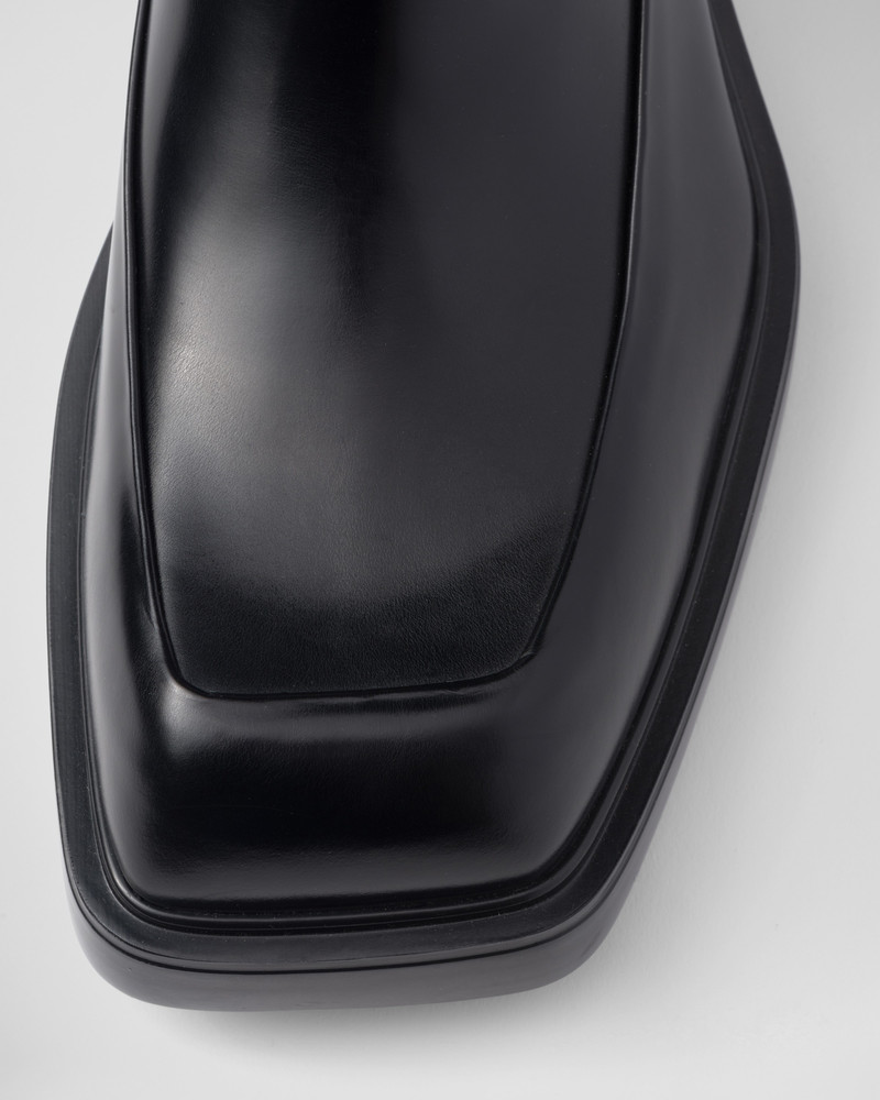 Brushed leather Chelsea boots 7