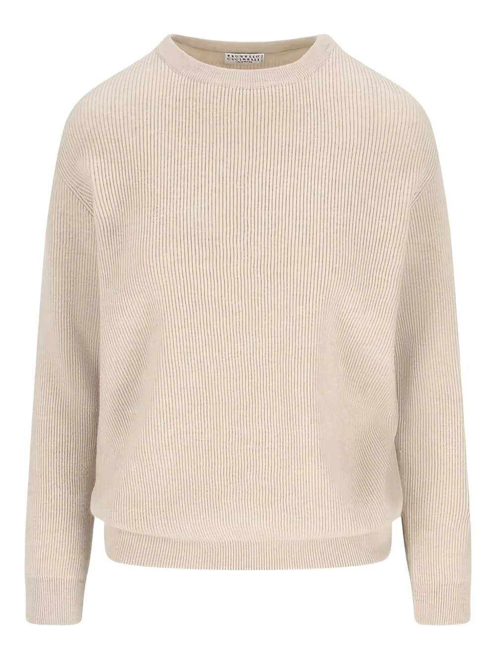ribbed crewneck sweater - 1