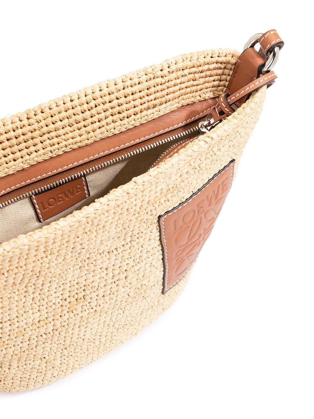 raffia weave tote bag - 5