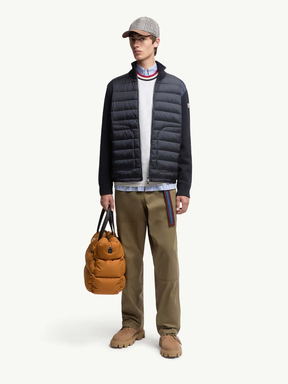 PADDED WOOL CARDIGAN - 2