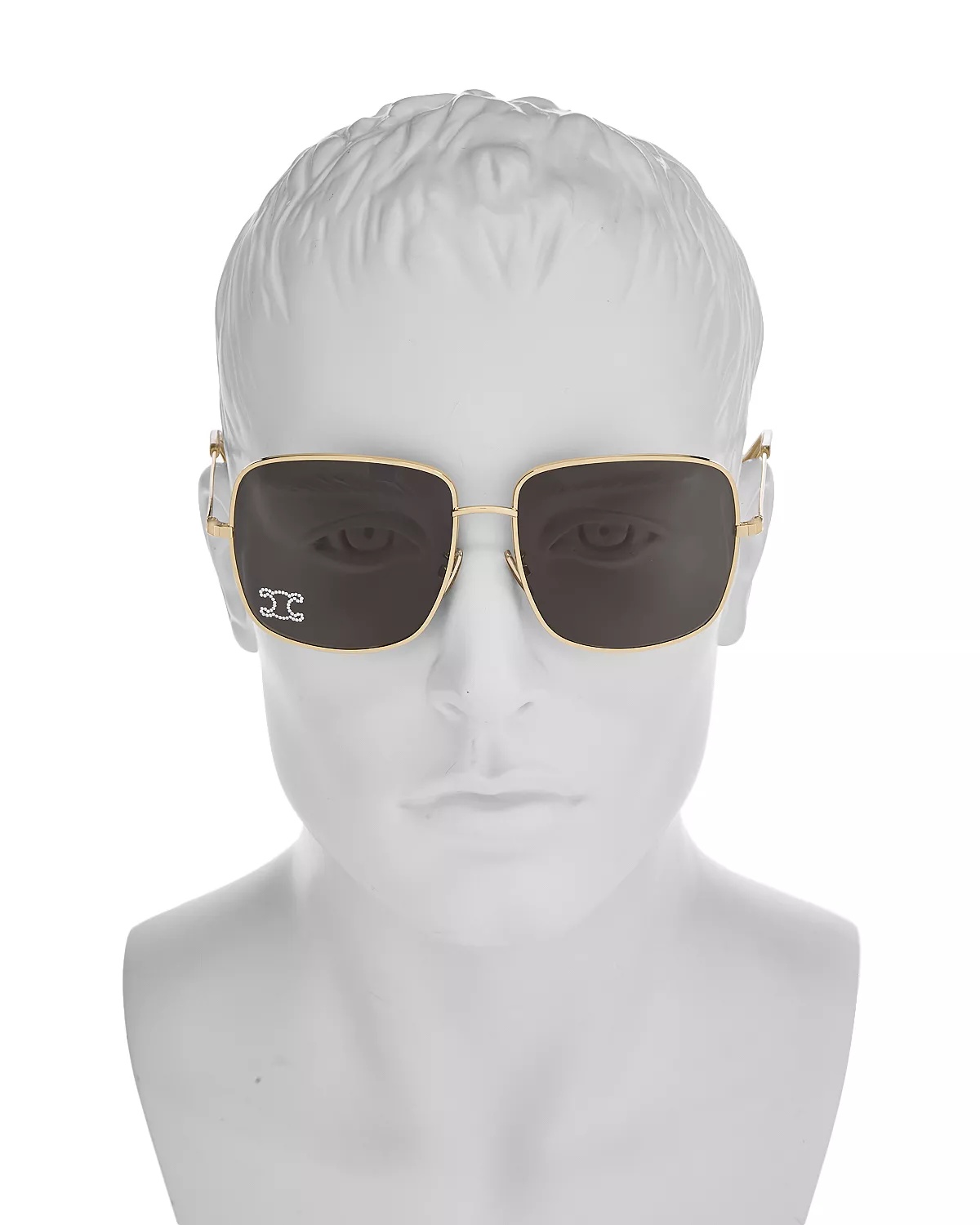 Rhinestone Triomphe Square Sunglasses, 59mm - 3