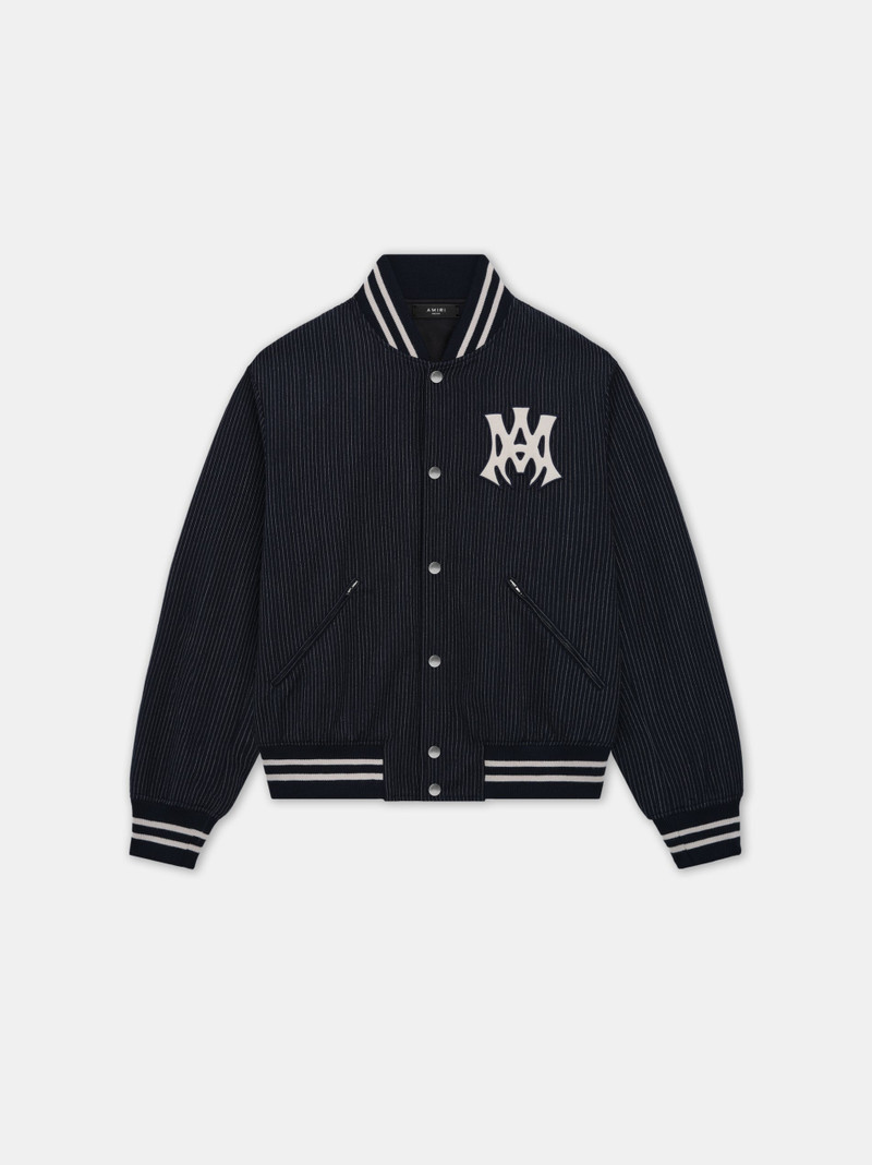 MA HOLLYWOOD PINSTRIPE BOMBER - 1