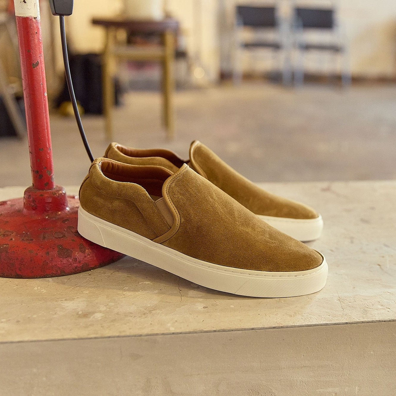 Slip On - Tobacco Calf Suede - 2