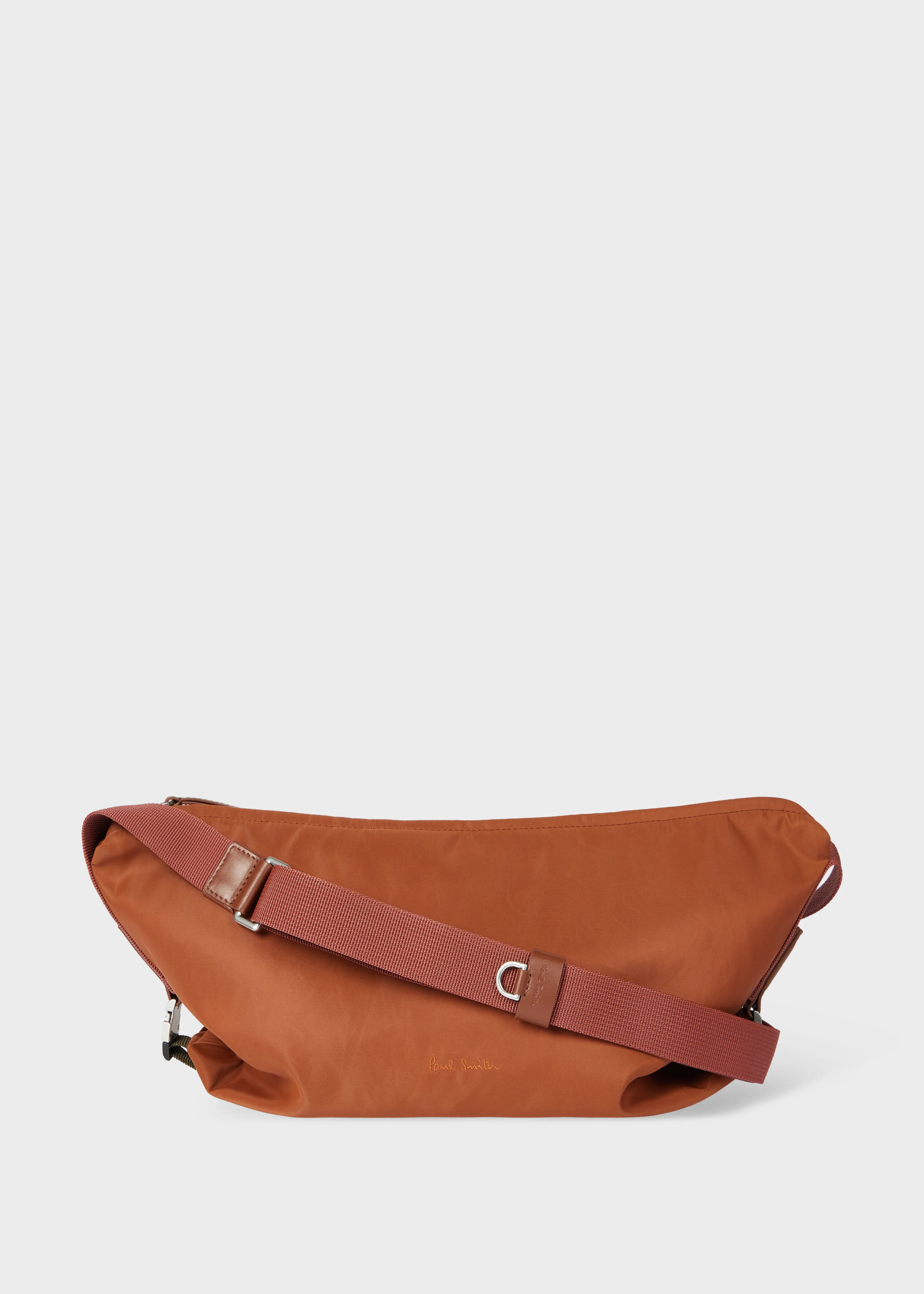 Brick Red Recycled Polyamide Boat Side Bag - 1