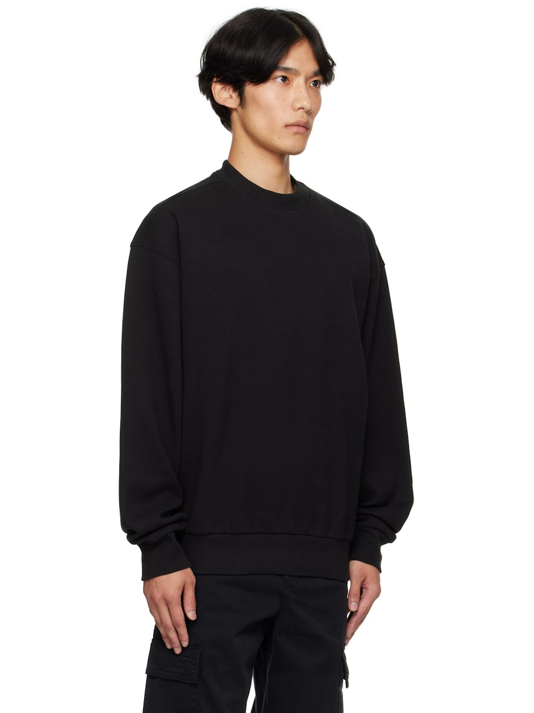 Black Oversized-Fit Sweatshirt - 2