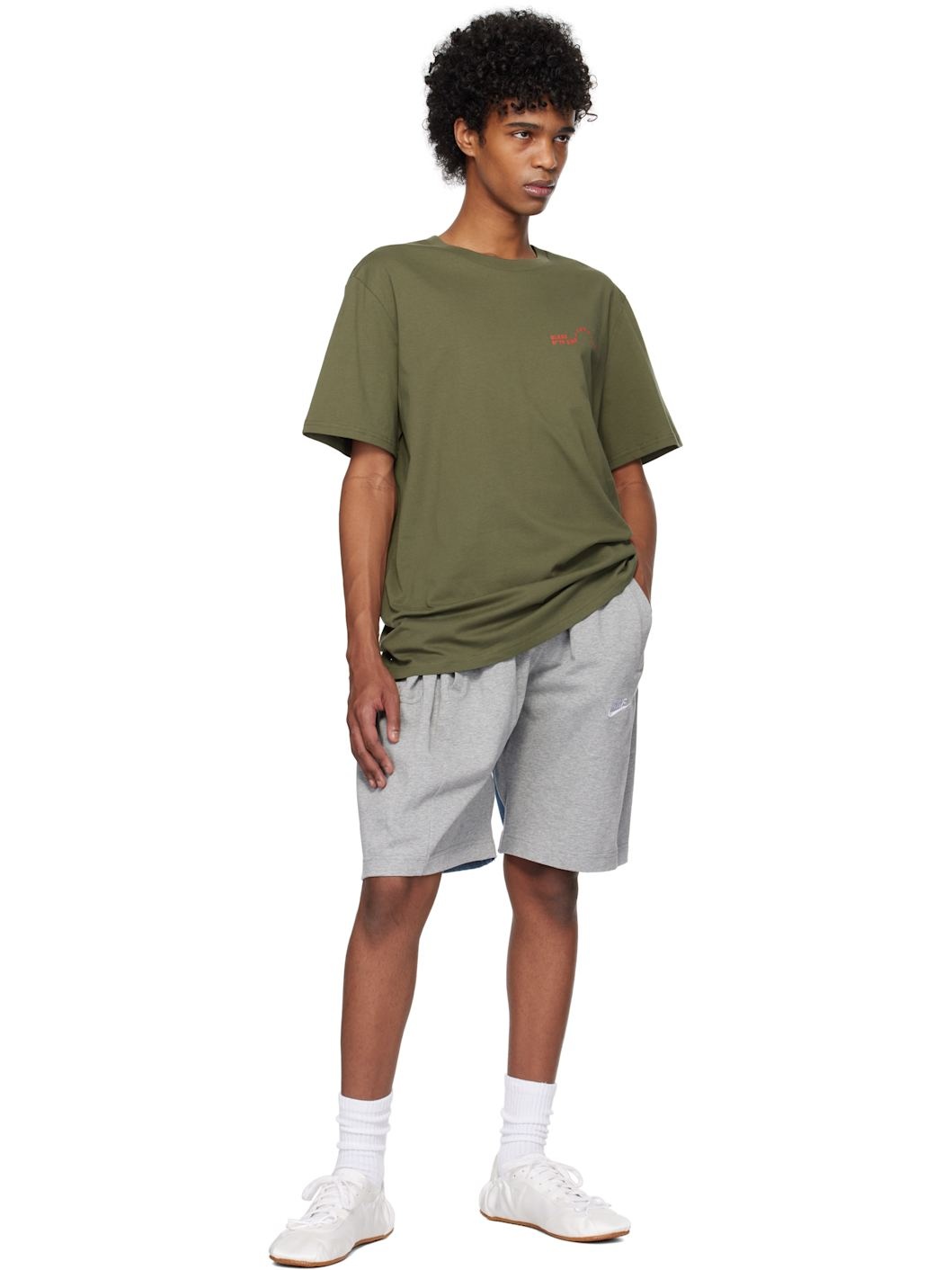 【関税込み】Bless カーキ N°79 Multicollection V Tシャツ BLESS Khaki N°79 Multicollection V T-shirt | REVERSIBLE