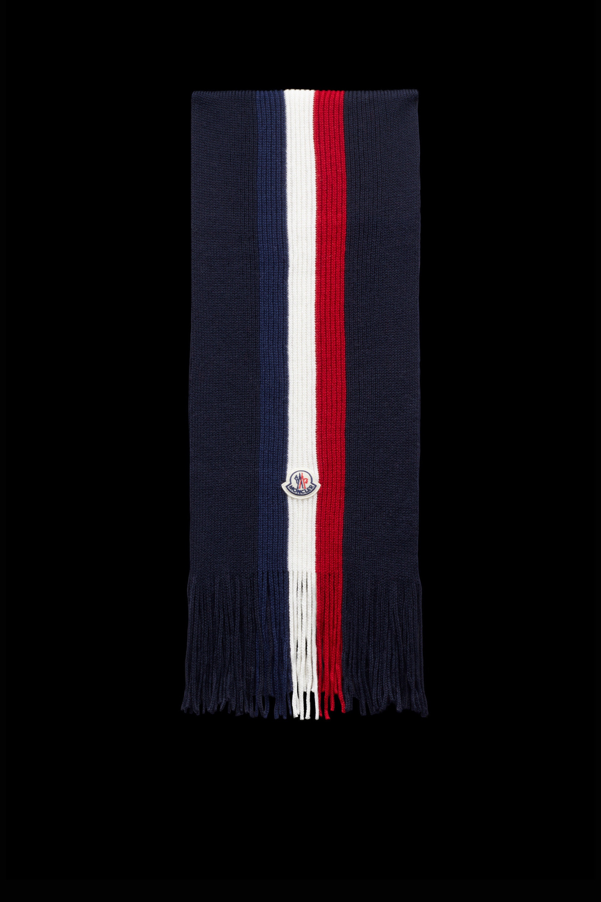 Tricolor Wool Scarf - 1