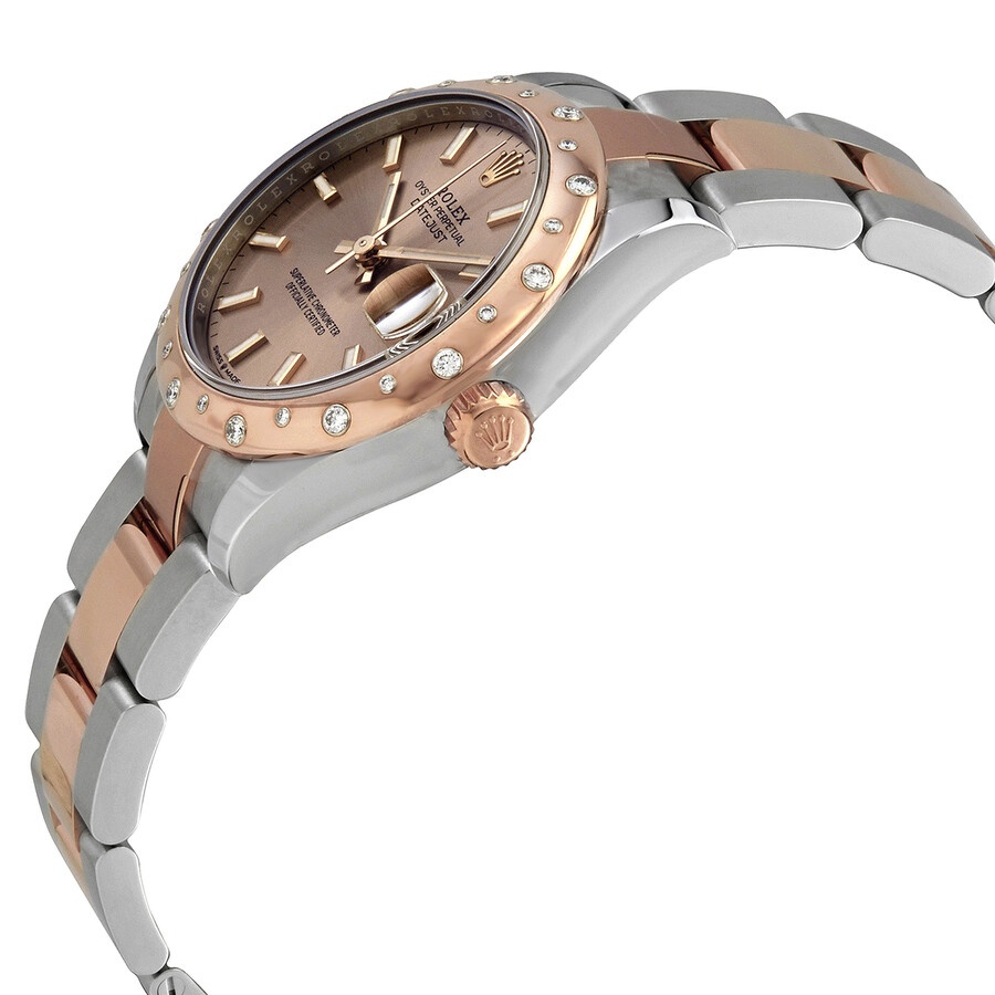 Rolex Datejust 31 Rose Dial Automatic Ladies Steel and 18kt Rose Gold Oyster Watch 278341PSO - 2