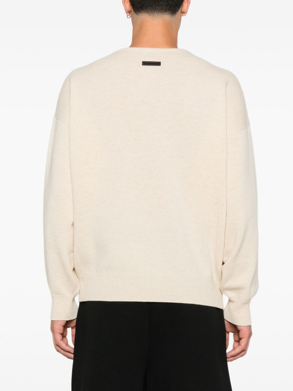 round-neck wool sweater - 4