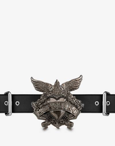 Moschino METAL BUCKLE CALFSKIN BELT outlook