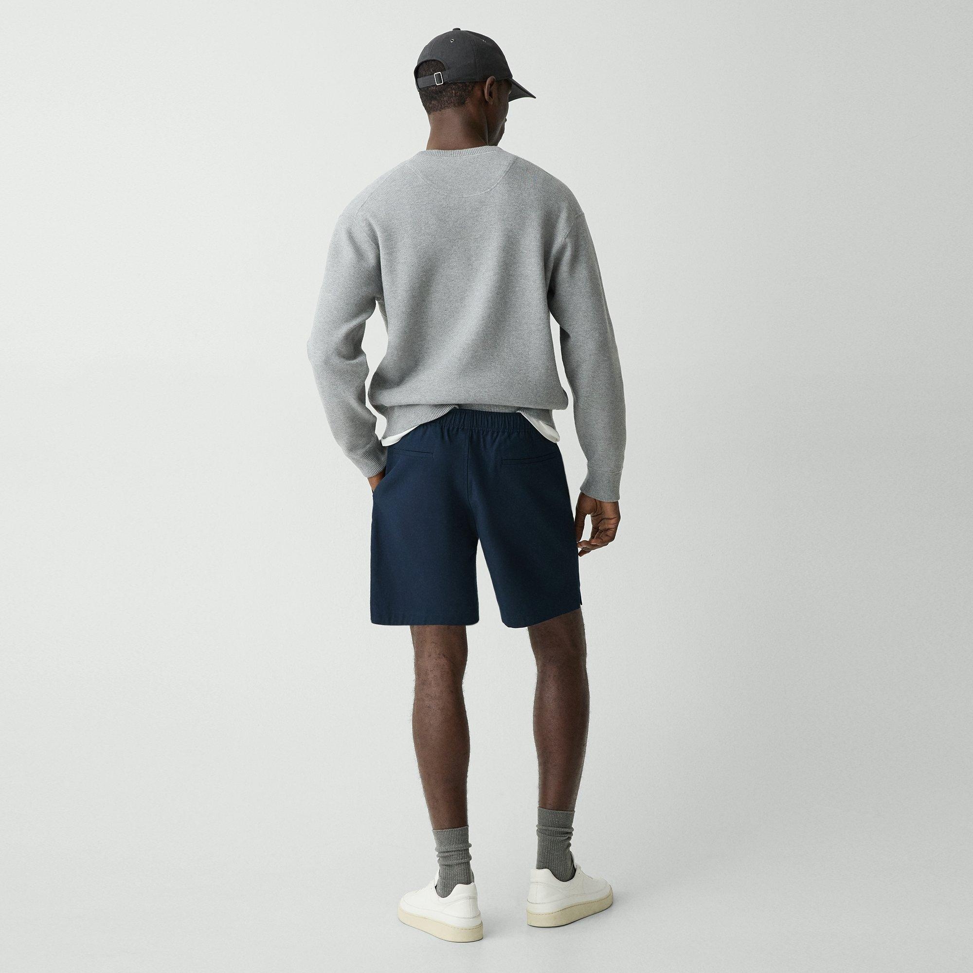 Drawstring Short in Stretch Cotton Canvas - 4