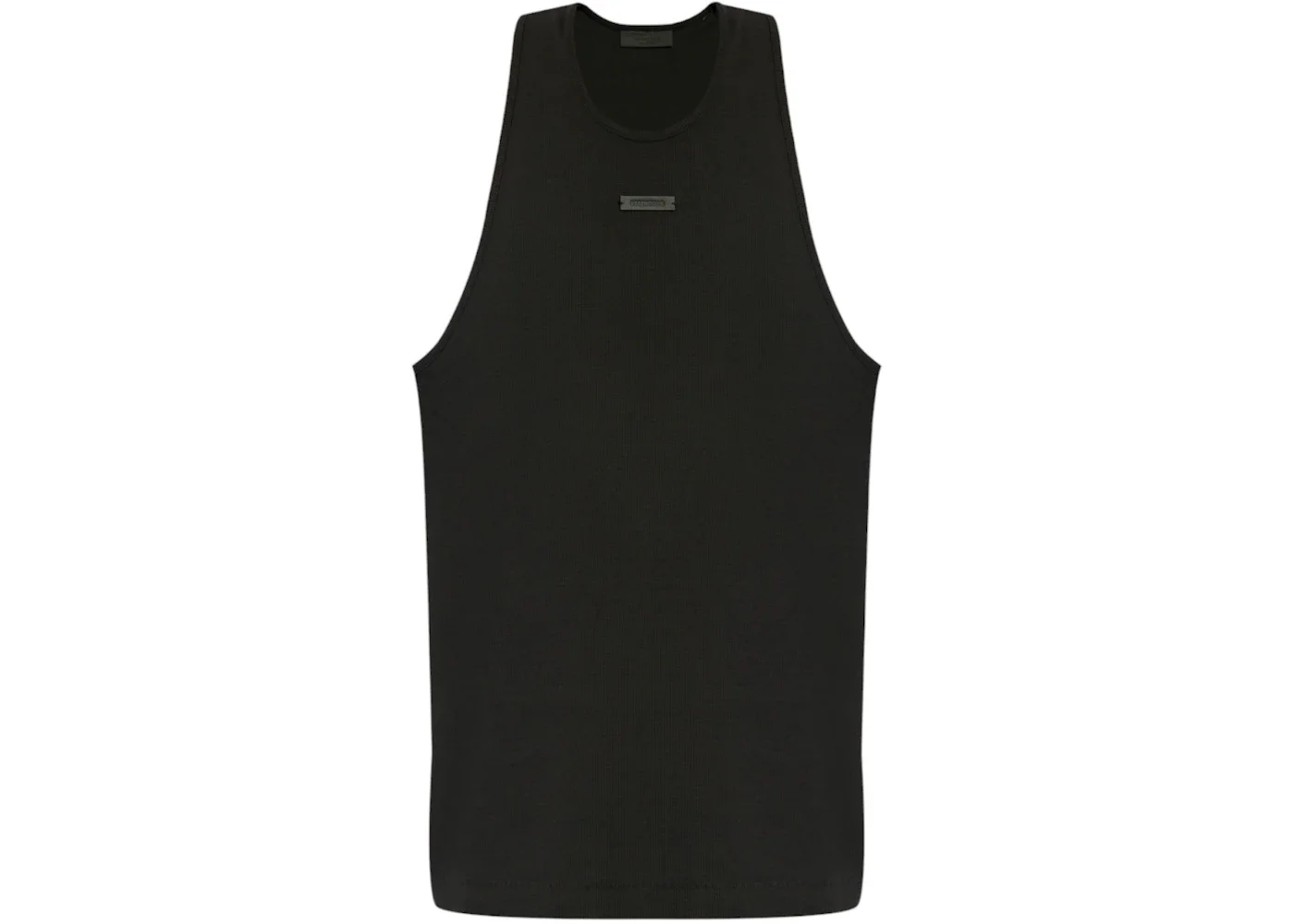 Fear of God Essentials Ribbed Tank Top Black - 1