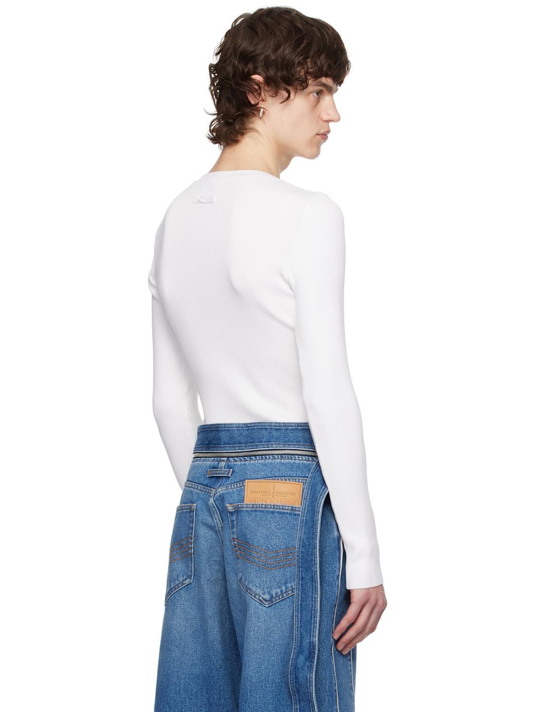 White Flowers Cadres T-shirt - 3