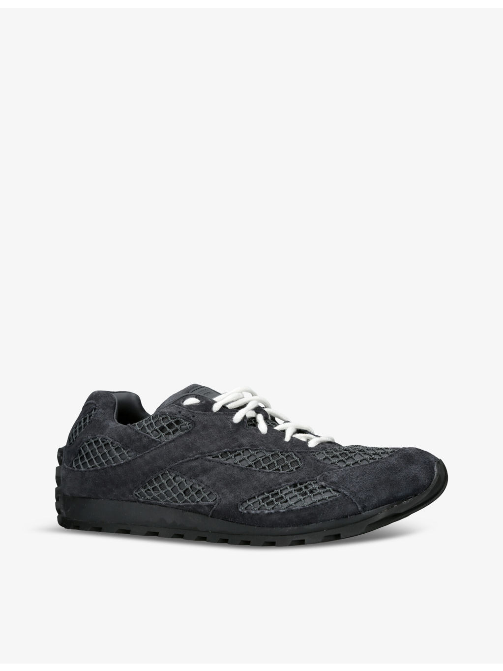 Orbit suede and mesh low-top trainers - 3