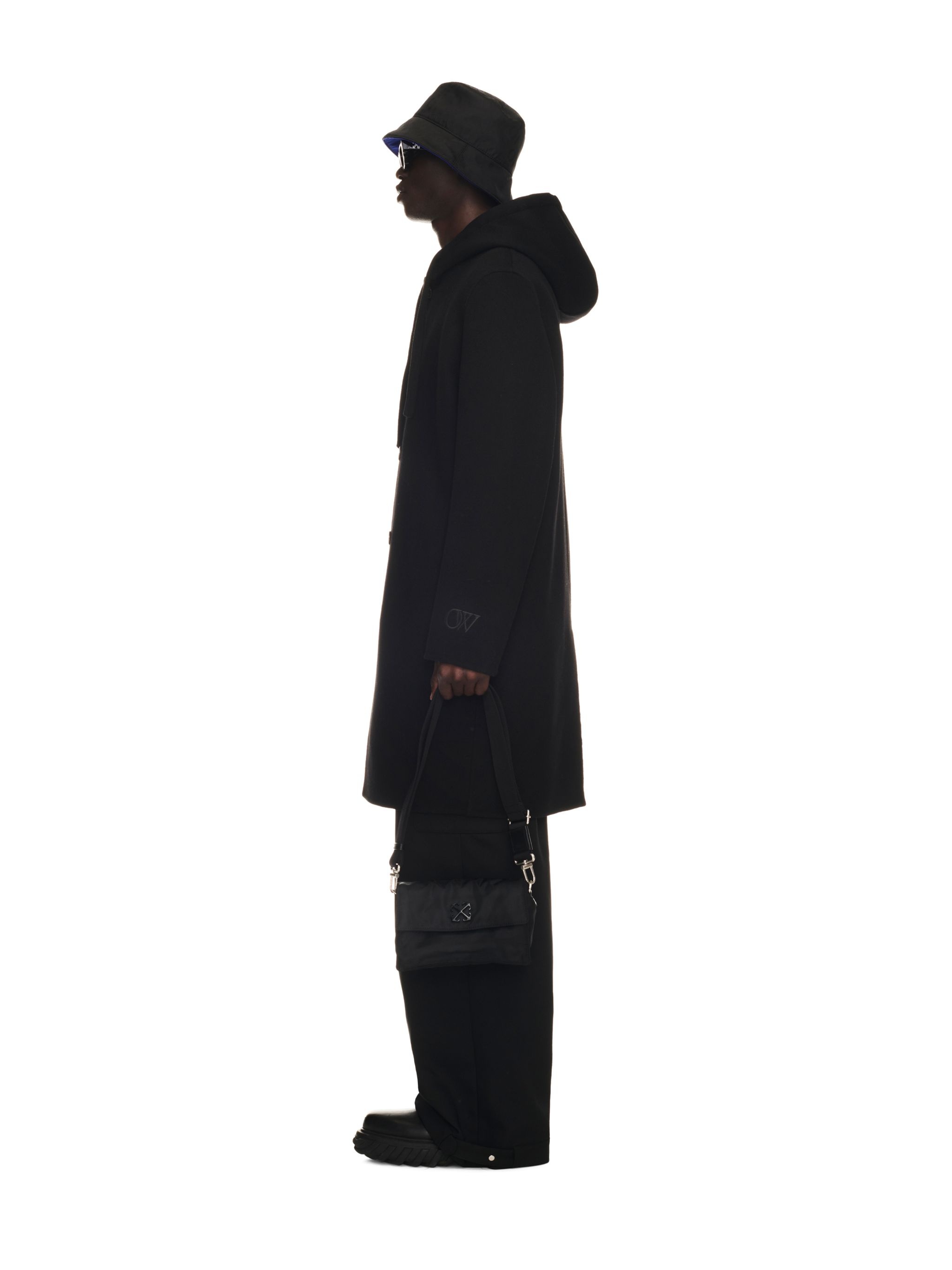 Ow Emb Dbl Wo Hood Slim Coat - 3