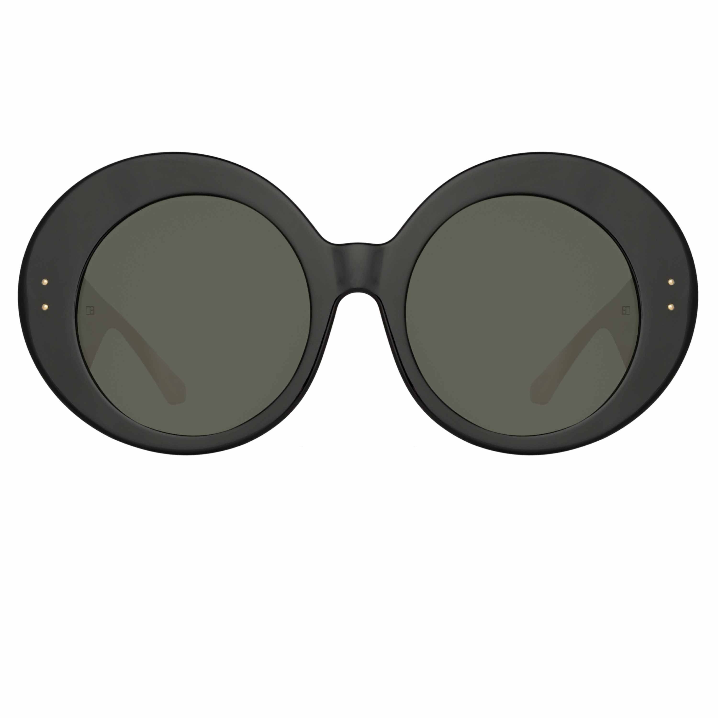 DONYALE OVERSIZED SUNGLASSES IN BLACK - 1