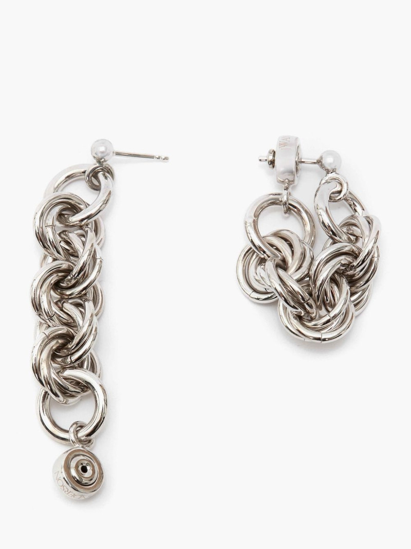 JW Anderson MULTI-LINKS FOLDED EARRINGS outlook