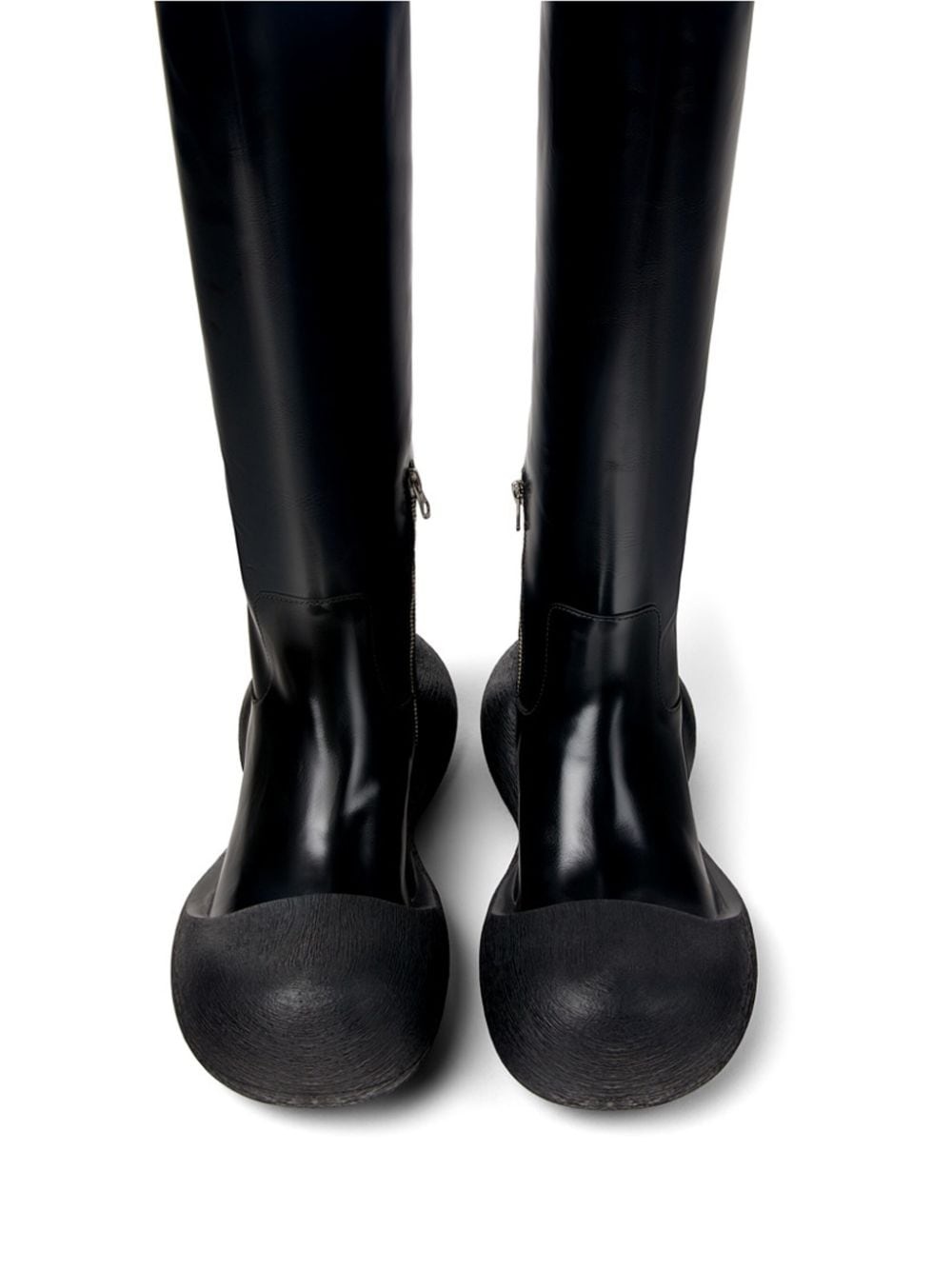 Caramba round-toe leather boots - 3