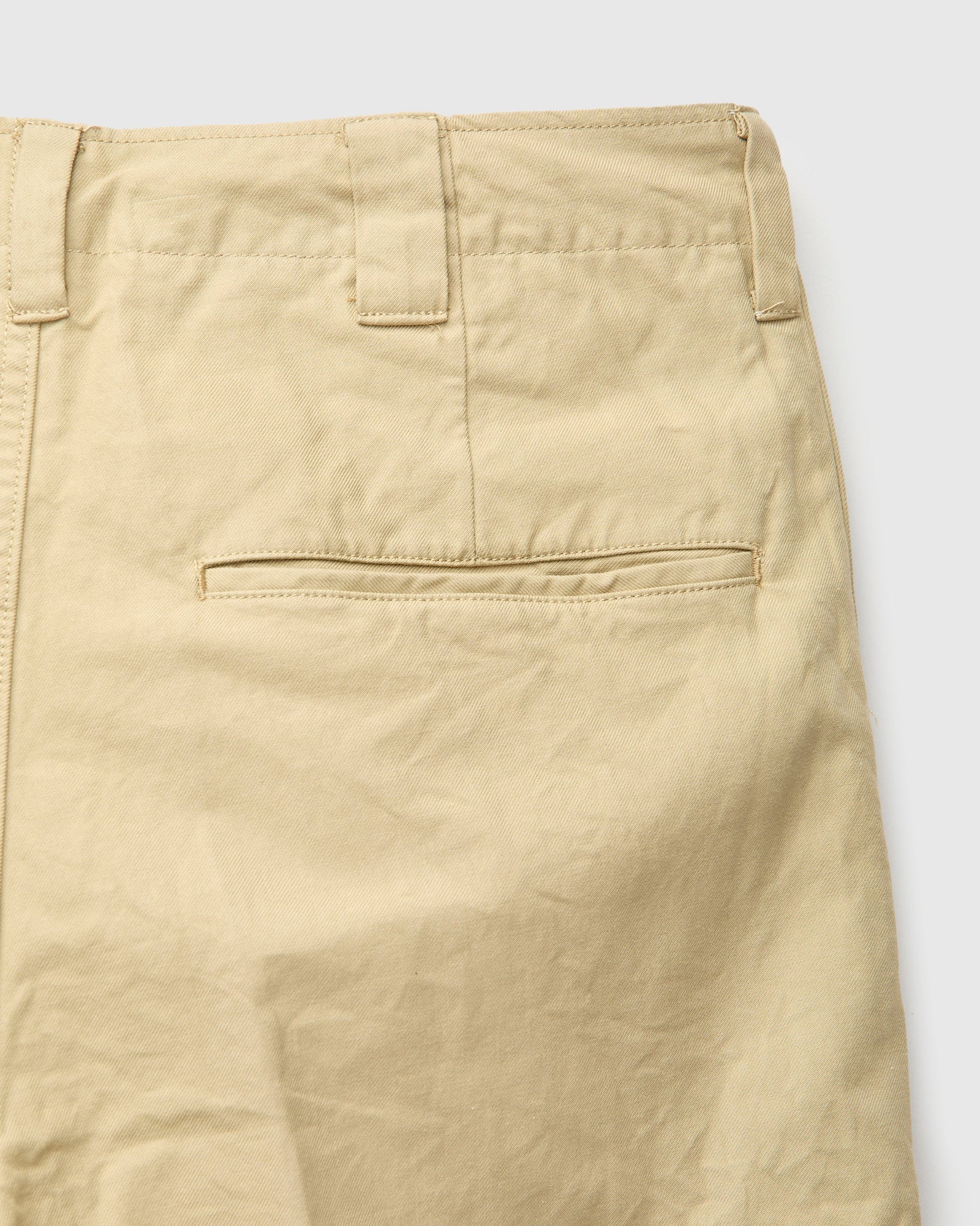 Wide Chino Pants in Beige - 9